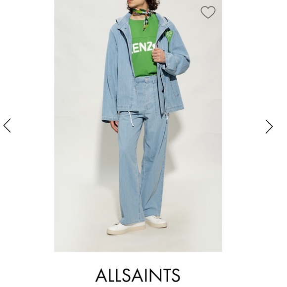 ALLSAINTS 'KLIP' LEATHER SNEAKERS women size 39 US 9 gently used - Picture 3 of 16